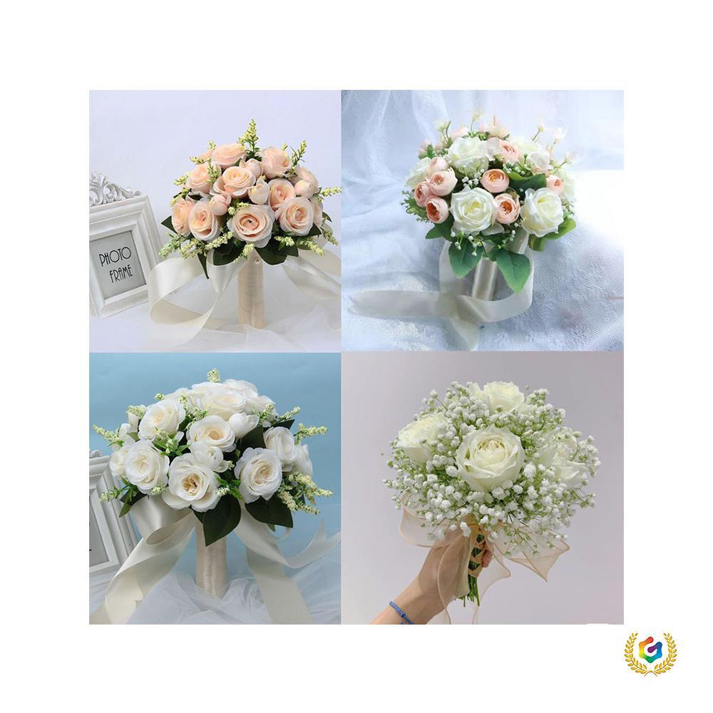 手捧花新娘韩式婚礼结婚领证花束森系婚纱拍照道具手捧花