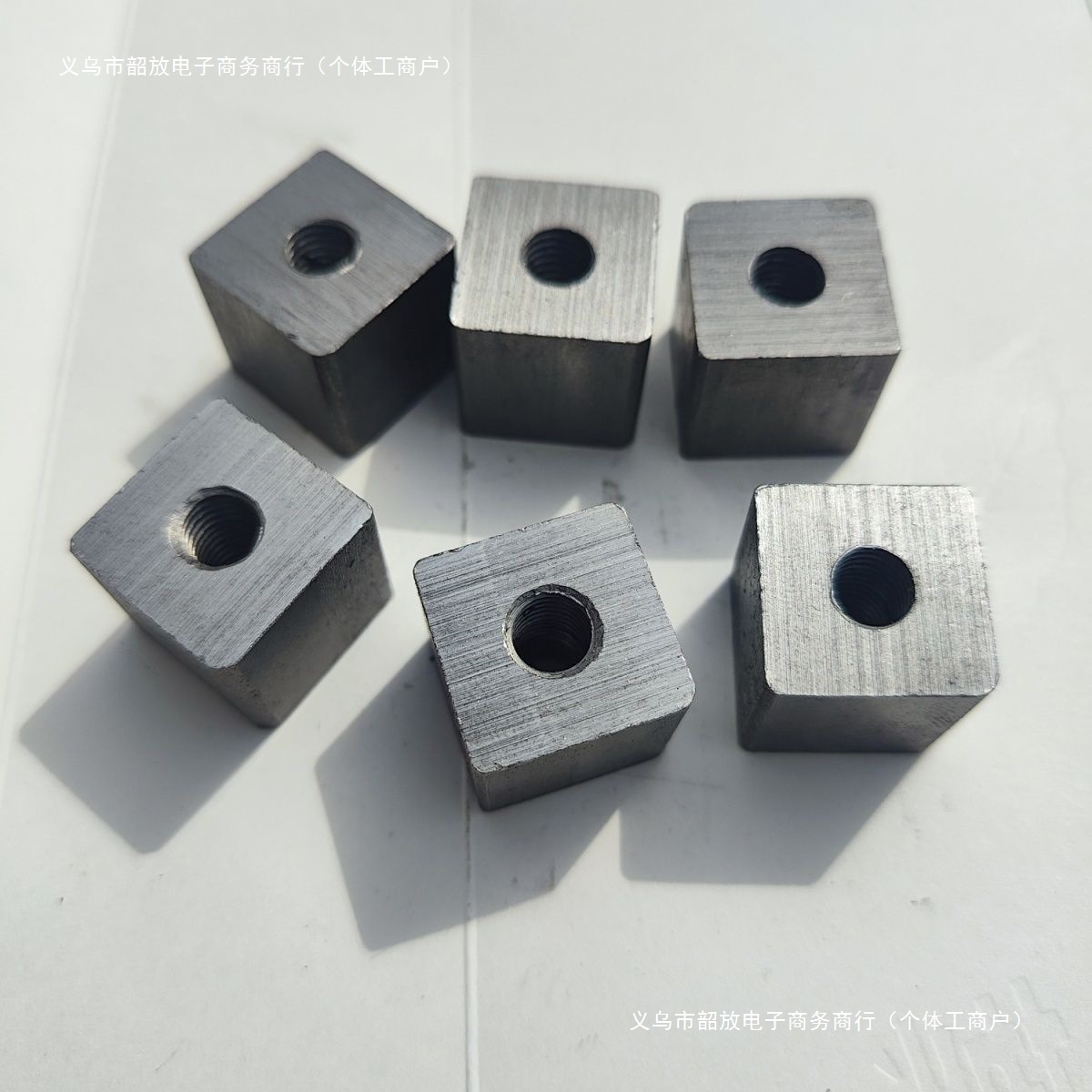 方母铁本色焊接母四方螺母圆柱罗母方块螺丝帽方型罗帽加厚M8-M30
