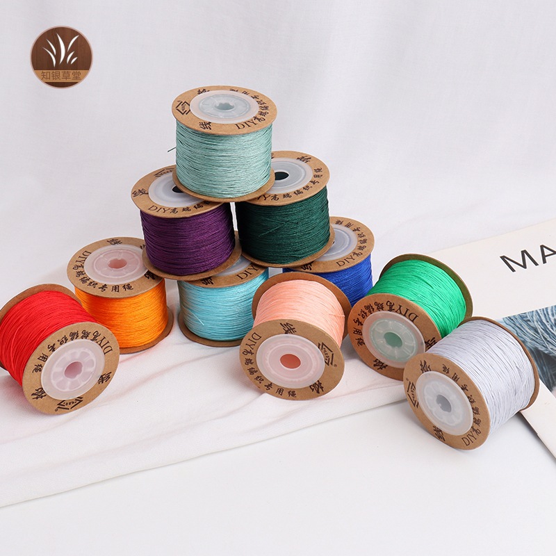 71号玉线01-40无弹力穿珠子的细线编织绳蜜蜡文玩串珠绳DIY手E18