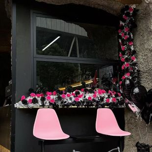 磨砂网红排椅咖啡厅三人位服装店摄影座椅超市等候室内外休息椅