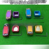 铝合金台球枪粉夹美式 克巧擦粉巧克粉夹