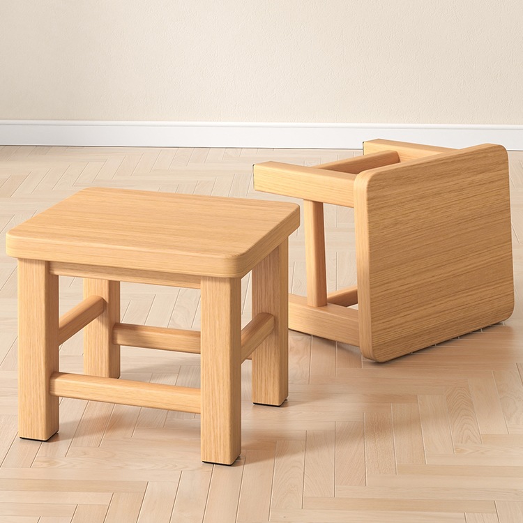 实木方凳小木凳家用板凳原木换鞋凳沙发茶几凳儿童凳子矮凳木凳子