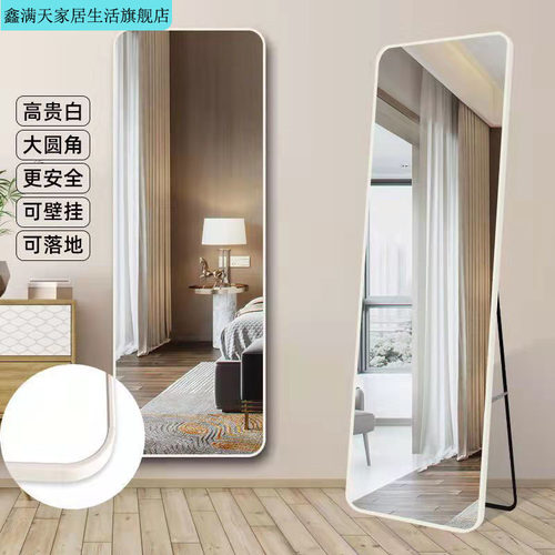 全身镜穿衣落地镜子家用壁挂贴墙网红女生卧室宿舍挂墙立体试衣镜