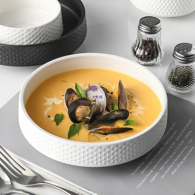 蒸蛋碗陶瓷面碗家用新款大碗感日式餐具2025蒸蛋羹汤面碗