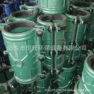 铸铁哈夫节管漏直通管道补漏堵漏器加长抢修接头抱箍修补器等E18