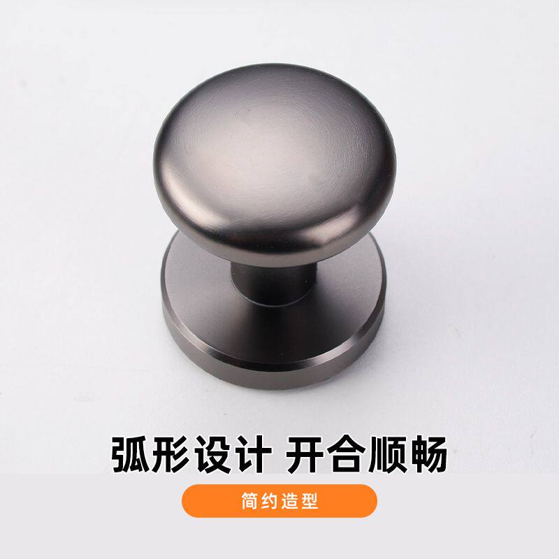 工厂 家用单面隐形门锁 合金卧室门静音方形单边锁无钥匙拉手