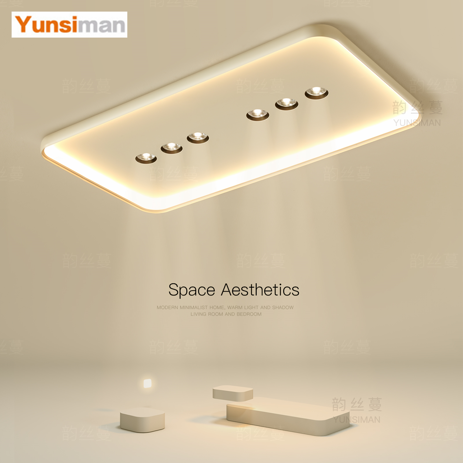 全光谱大气客厅灯简约现代吸顶灯