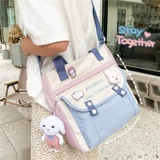 Свежая универсальная милая сумка на одно плечо, вместительная и большая сумка для учебы, сумка через плечо