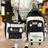 Ранец, свежая сумка через плечо, высококачественный милый вместительный и большой рюкзак, для средней школы