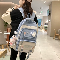 Синяя подвеска, значок, надевается на плечо