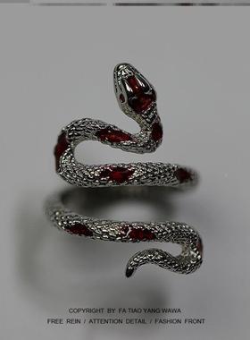 men's joint ring snake punk Male domineering finger ring