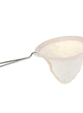 Reusable Coffee Filter Bag Stainless Steel Handle Flannel