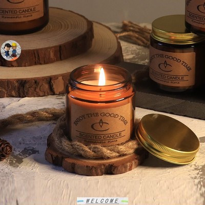 Essential Oil Scented Jar Candles Incense Fragrance Sleep