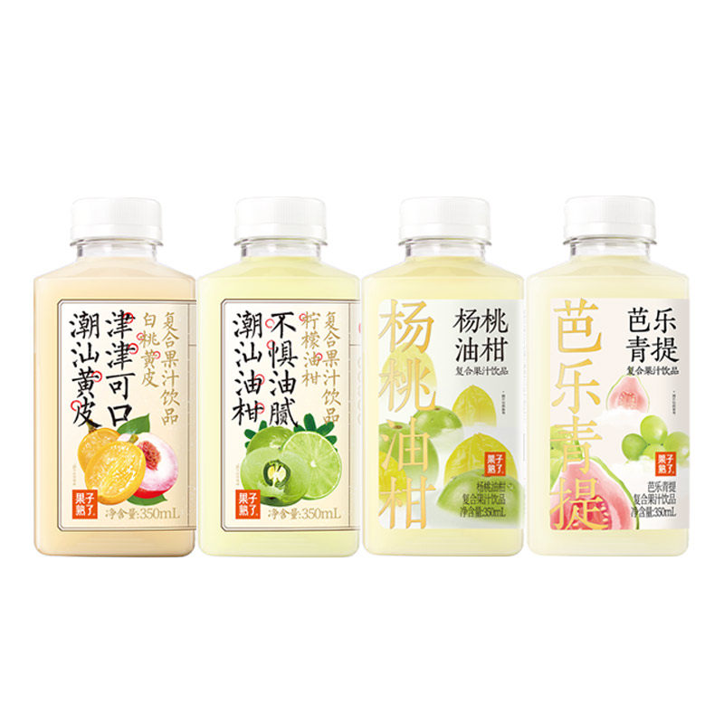 【6月25日到期纸箱发货】果子熟了油柑果汁柠檬复合果汁350ml饮料