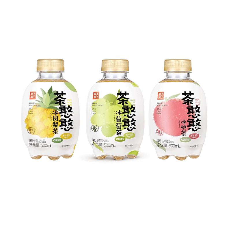 果子熟了茶憨憨果汁茶饮品