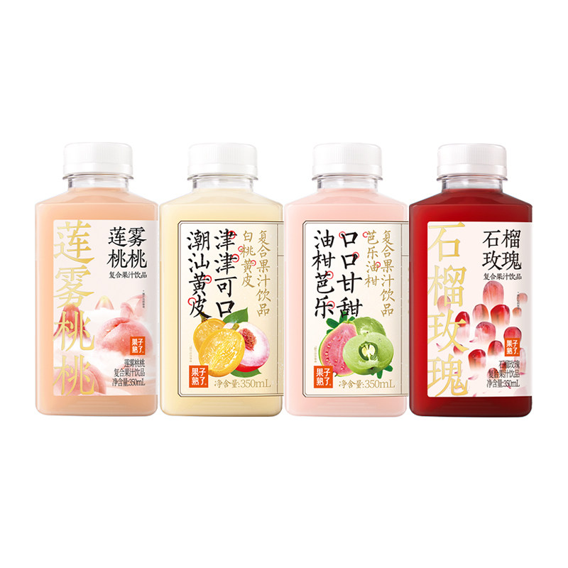 【10月3日到期纸箱发货】果子熟了油柑果汁柠檬复合果汁350ml饮料图片