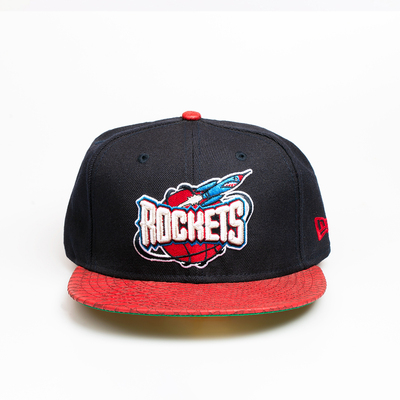 纯羊毛仿鳄鱼纹皮质帽檐