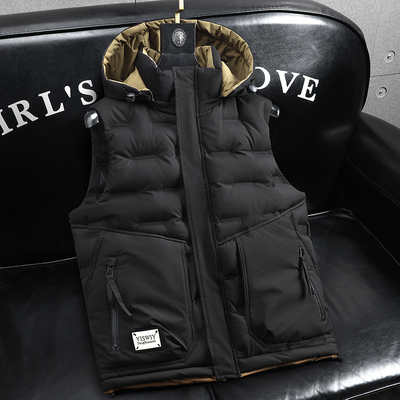 棉马甲男款秋冬季外穿加厚保暖