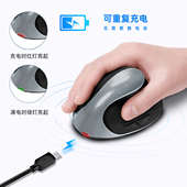 人体工学鼠标小手无线女生可爱静音垂直立式 防鼠标手手握办公滑鼠