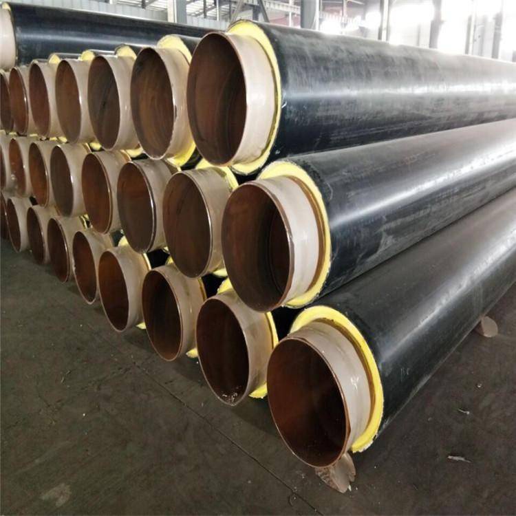 新品酯保温钢管DN500螺旋热力管道预制直埋DNN200发泡无缝保温定
