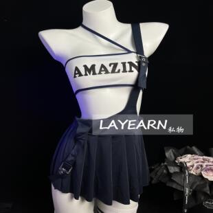粥粥学姐 LAYEARN 学院风性感内衣学妹jk超短裙纯欲水手服睡衣
