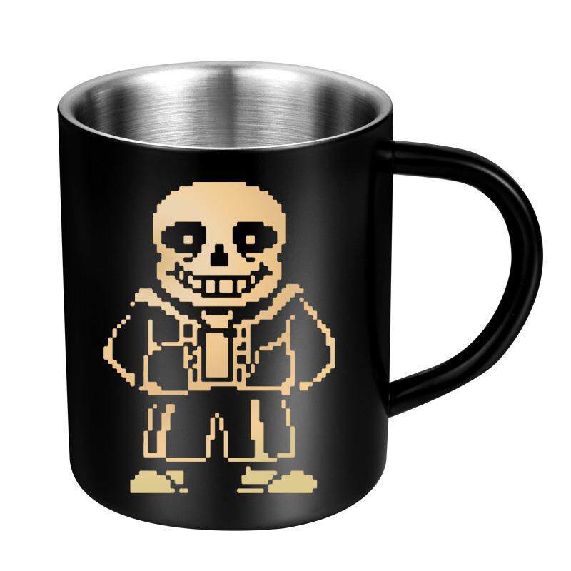 传说之下不锈钢马克杯 UNDERTALE Sans周边水杯 二次元茶杯子