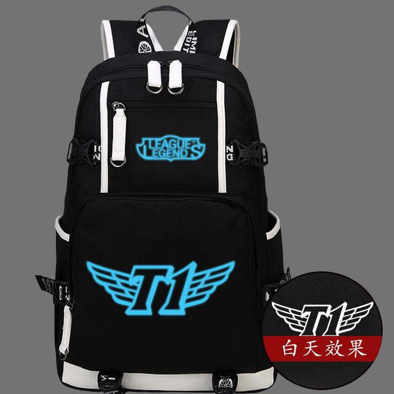 2024英雄联盟战队LOL周边SKT1书包EDG双肩包RNG夜光OMG电脑包WE背