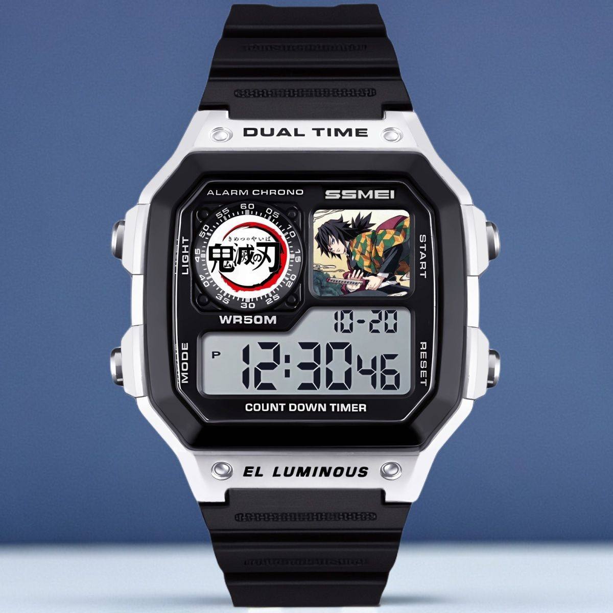 2024鬼灭之刃定制手表 动漫二次元 小方块电子表,模玩/动漫/周边/娃圈三坑/桌游,动漫手表/项链/饰品,淘宝优惠券,粉丝福利购,淘宝优惠卷