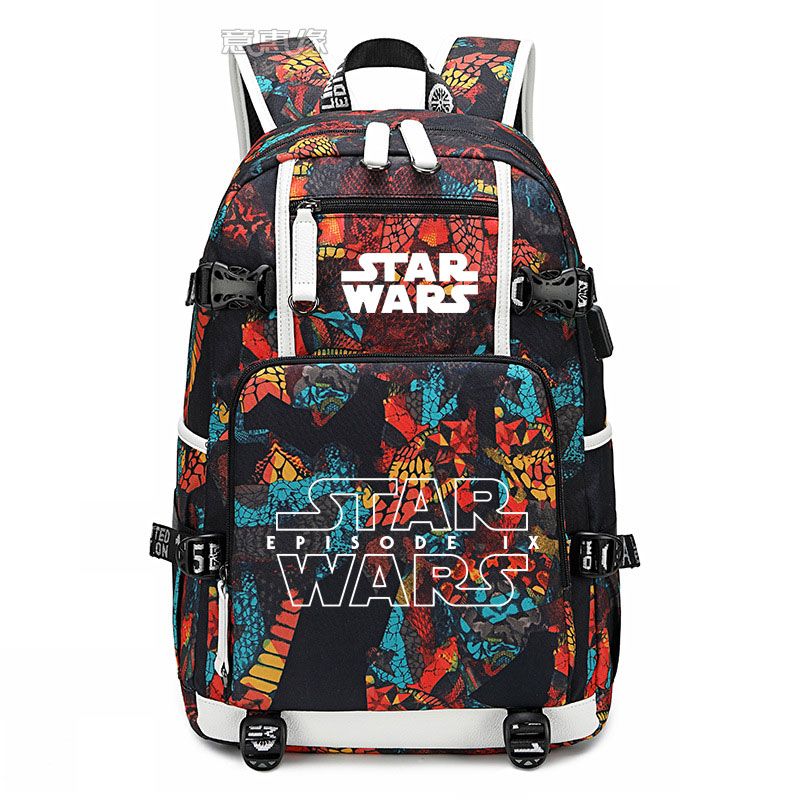 2024星球大战学生双肩背包  star wars青少年休闲电脑USB充电旅行