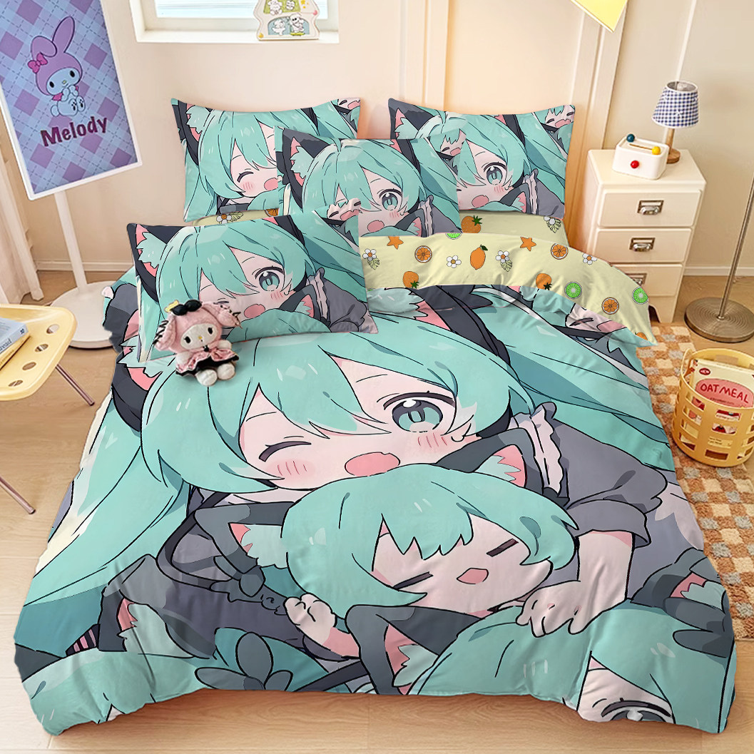 动漫初音未来二次元全棉