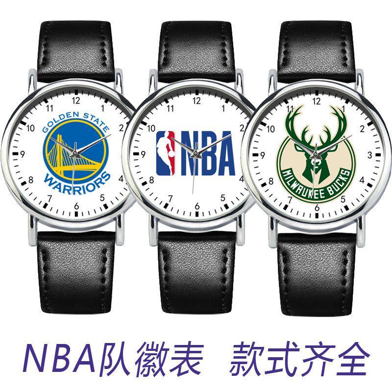 2024新款NBA篮球球队队徽手表科比LOGO雄鹿勇士太阳标志球星网红