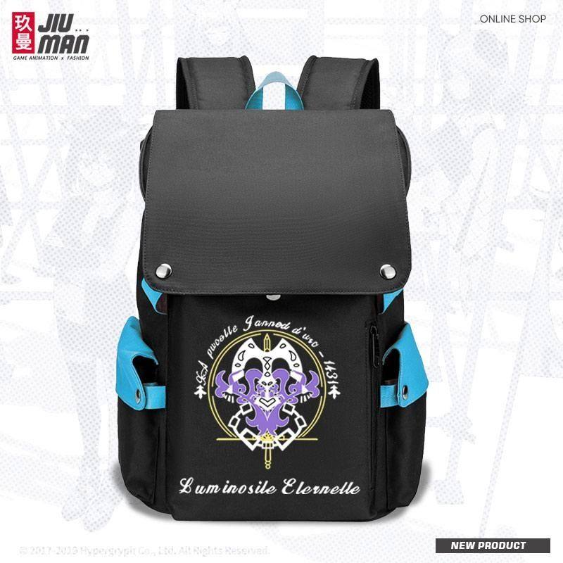 2024龙年Fate系列fgo二次元游戏周边黑贞德学生书包男女大容量双