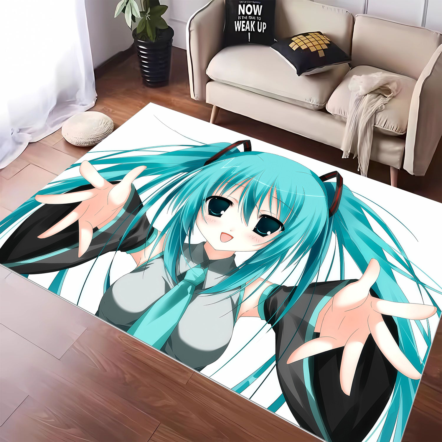 2026古早初音地毯客厅卧