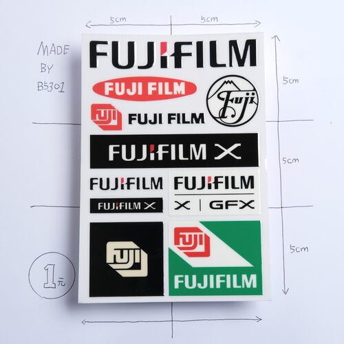 防水转印富士FUJIFILM相机周边单反脚架防潮箱闪遮光罩灯装饰贴纸