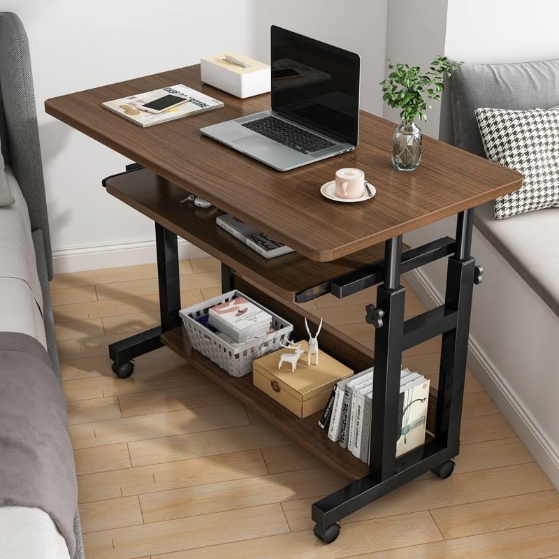 床边桌可移动电脑台式桌子卧室家用学生书桌升降宿舍懒人电脑桌-封面