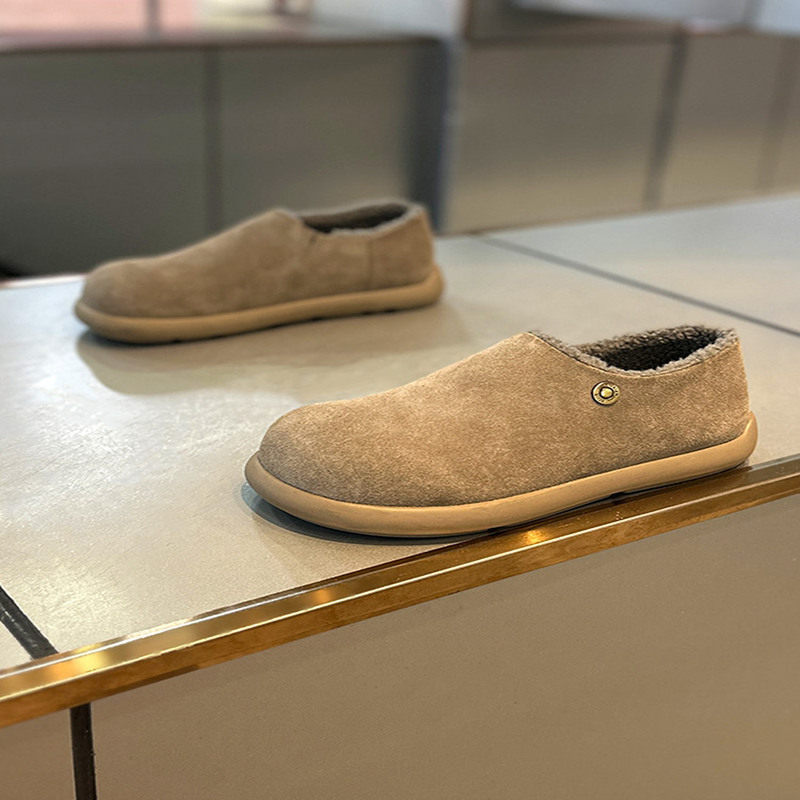 潮男鞋秋冬爆款翻毛皮厚底一脚蹬懒人鞋加绒保暖豆豆鞋办公室男鞋,运动鞋new,运动休闲鞋,淘宝优惠券,粉丝福利购,淘宝优惠卷