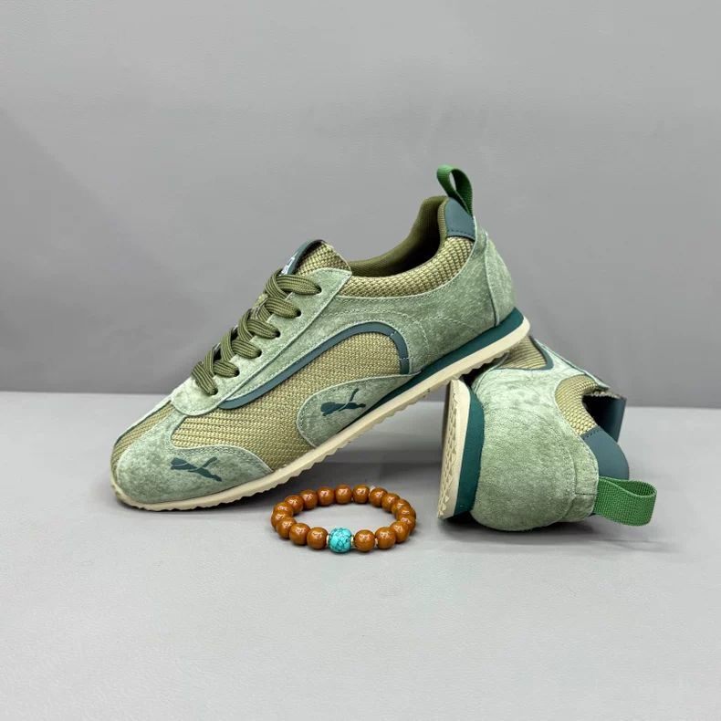 2026夏季新款一脚蹬懒人阿甘鞋潮流百搭透气布面运动休闲鞋潮男鞋