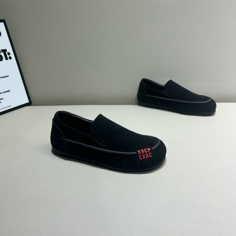 豆豆鞋男2026新款秋冬翻毛真皮休闲鞋轻便软底一脚蹬乐福鞋男潮鞋,户外/登山/野营/旅行用品,户外休闲鞋,淘宝优惠券,粉丝福利购,淘宝优惠卷