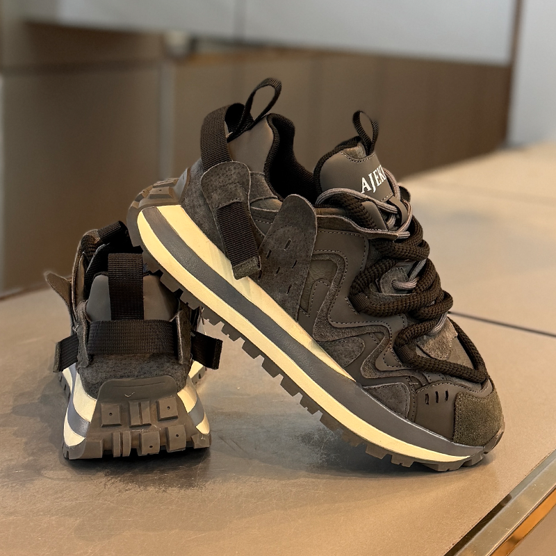 休闲男鞋秋冬款2026快手火复古灰色厚底老爹鞋时尚百搭华夫阿甘鞋,户外/登山/野营/旅行用品,户外休闲鞋,淘宝优惠券,粉丝福利购,淘宝优惠卷