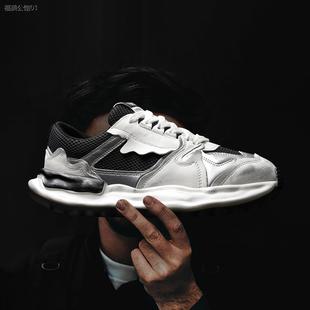 三原康裕溶解鞋日系小众复古做旧脏脏鞋男款休闲运动阿甘鞋夏季潮