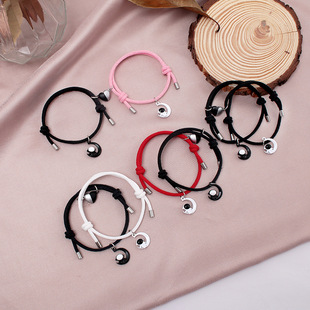 Adjustable Milan Rope Couple Bracelet Star Astronaut Charm