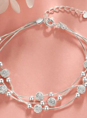 925 Sterling Silver Bracelet Woman Vintage Luxury Original