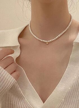 2024lace For Women Fashion White Handmade Strand Choker