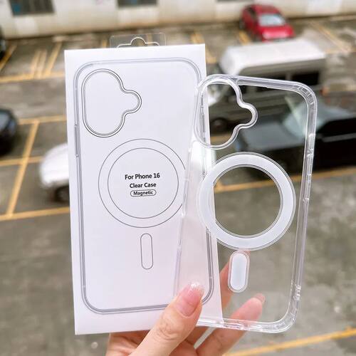 Fashion Clear Magnetic For Magsafe Wireless Charge Case For