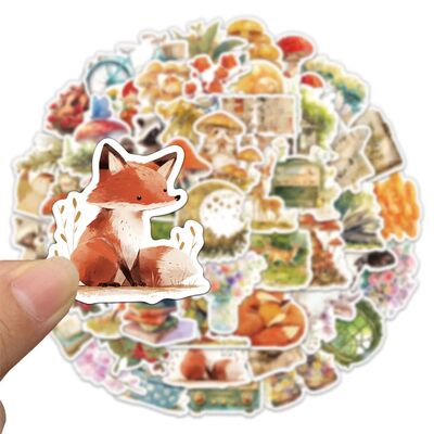 50PCS Fairy Tale Animal Stickers Exquisite Handaccount