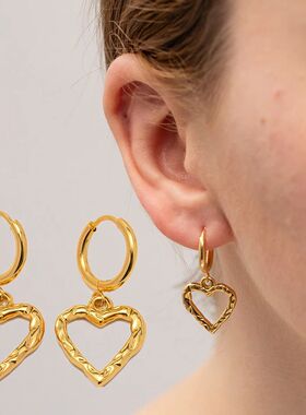 2024Plated Stainless Steel Huggie Hoops Ear Buckle France