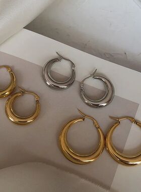 2024Hoop Earring For Women Girls Party Wedding Jewelry Gift