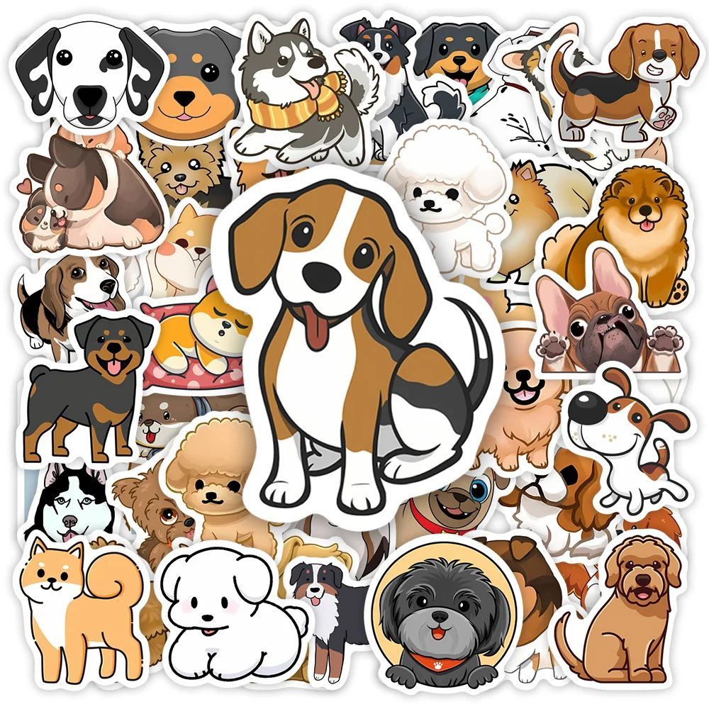 Kawaii Dog Cartoon Puppy Pet Stickers DIY Toy Decorative