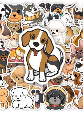 Kawaii Dog Cartoon Puppy Pet Stickers DIY Toy Decorative