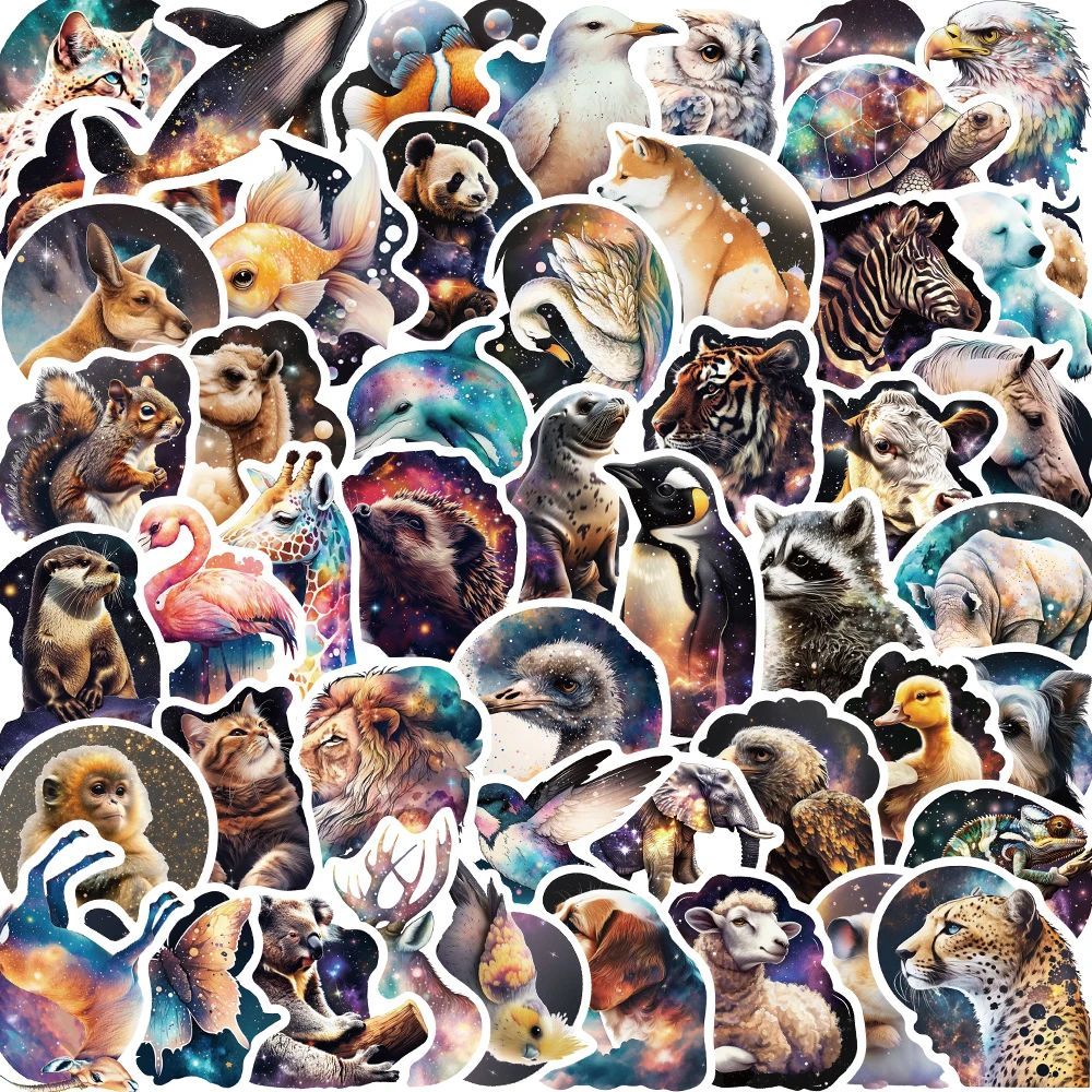 50PCS Dream Cute Animals Graffiti Stickers Cartoon DIY